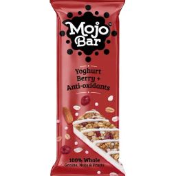 Mojo Bar Yoghurt Berry | 100% Whole Grains, Nut | High Energy & Granola Bars - Pack of 15 - 32 g-73