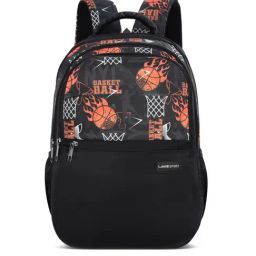 LAVIE SPORT Black Basketball Printed Large Backpack-15