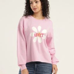 Levi's Purple Regular fit Printed Sweatshirt-image-39