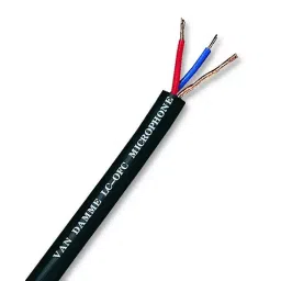 VAN DAMME Cable, Microphone, Black, Per M, 268020C-picture-17
