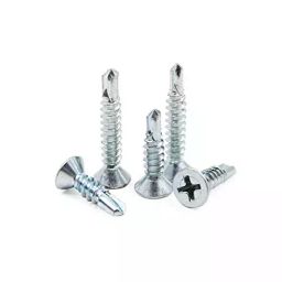 Immech 6 x 13 (D3.5mm) Nickel Plated Self Drilling Screw CSK Phillips Bugle Head Pack of 400 Pcs-59