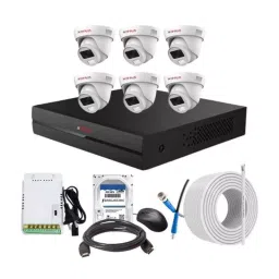 CP PLUS CCTV Combo Kit 2.4 MP Full Colour HD Audio Indoor & Outdoor with 8 Channel DVR, 6 Dome Camera, 8 Channel SMPS, 70 m Copper Cable, 500 GB HDD & Connectors-image-79
