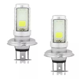 AllExtreme EXH4W2P 2 Pcs HJG H4 900lm 12V COB LED Head Lamp Bulb Set-image-5
