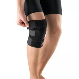 LP Supports Free Size Black Extreme Closed Patella Knee Support, LP 756CA-30
