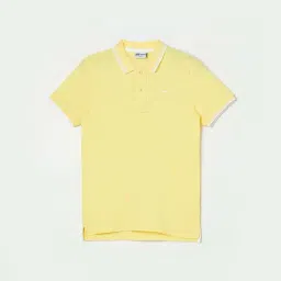 Fame Forever by Lifestyle Kids Yellow Cotton Regular Fit Polo T-Shirt-picture-40