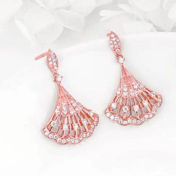 GIVA 925 Sterling Silver Rose Gold Seashell Earringss For Women-image-16