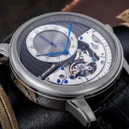 EARNSHAW ES-8085-02 Longitude Regulator Open Heart Analog Watch for Men image 4