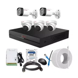 CP PLUS CCTV Combo Kit 2.4 MP Full HD Audio Indoor & Outdoor with 8 Channel DVR 3 Dome, 2 Bullet Camera, 8 Channel SMPS, 70 m Cable 1 TB HDD & Connectors-image-81
