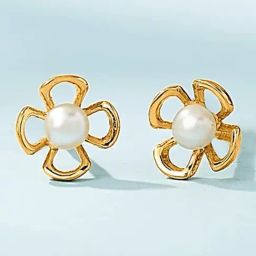 P.N.Gadgil Jewellers Flora Blossom 22kt Yellow Gold Stud Gold Earring For Kids-19