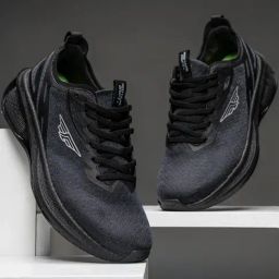 Red Tape Men's Drift + Black Running Shoes-13