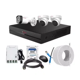CP PLUS CCTV Combo Kit 2.4 MP Full HD Audio Indoor & Outdoor with 4 Channel DVR 1 Bullet, 2 Dome Camera, 4 Channel SMPS, 70 m Cable 500 GB HDD & Connectors-image-41