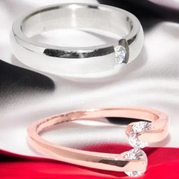 OOMPH Silver Cubic Zirconia Casual Rings-image-8