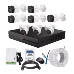 CP PLUS CCTV Combo Kit 2.4 MP Indoor & Outdoor with 8 Channel DVR, 3 Dome 5 Bullet Camera, 8 Channel SMPS, 70 m Cable, 2TB HDD & Connectors-image-21