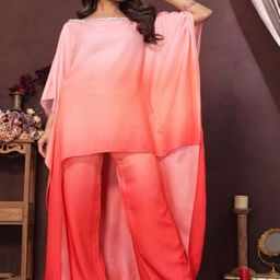 Komarri U Ombre-Patterned Kaftan Top & Trousers Co-Ords image 5