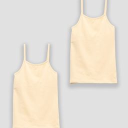 YUV Girls Pack of 2 Padded Cotton Camisoles-image-92