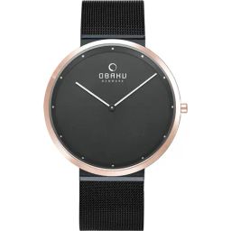 OBAKU V230GXMBMB Papir-Night Analog Watch for Men-image-57