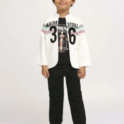 Kids Island Boys White Printed Full Sleeves Clothing Set-image-20