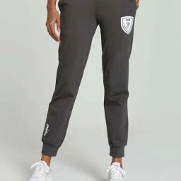 Puma Grey Cotton Printed Mid Rise Sports Joggers-image-79