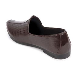 FAUSTO Men Textured Lightweight Mojaris image 3