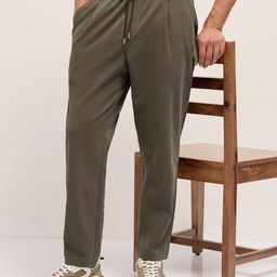 THE BEAR HOUSE Men Regular Fit Casual Trouser With Elasticated Waistband-image-26