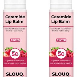 Slouq Set Of 2 Tinted Ceramide Lip Balm With Kojic Acid & Niacinamide- 10 g Each-19