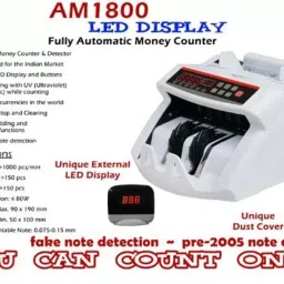 generic AM Fully Automatic Old/New Note Counting Machine with LED Display AM 1800 HG07 image 3