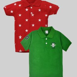 BAESD Boys 2 Printed Polo Collar T-shirt-picture-35