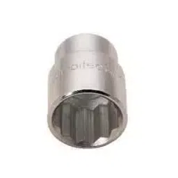 De Neers 12.5 mm 1/2 Inch Drive 6 Point Hexagonal Socket (Size 25 mm), N-25H-15