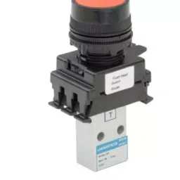 Janatics M5 3/2 Nc Valve (Dp) with Adaptor Actuator Flush Head-Green DP242P70-FH2A-46