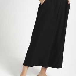 Sera Women Black Wide Leg High Waist Relaxed Fit Trouser-picture-49