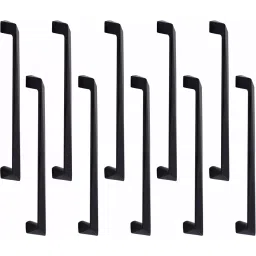 Atom Zinc Black Glossy Finish Cabinet/Drawer Handle, CH-ZN-223-BLK-10-110 (Pack of 10)-image-26