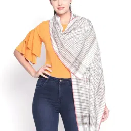Style Quotient Brown & Red Checks Scarves-90