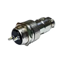 SETMI INDIA GX 20 mm Aviation Connector 125-500 VAC/DC with 2-Pin Male & Female Plug Panel Mount Adapter-70