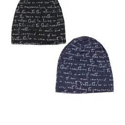 iSWEVEN Unisex Black Caps-image-10