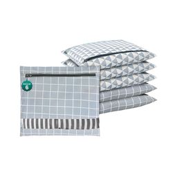 Aura Grey Set of 6 Regular Drawer Organiser Organisers-46