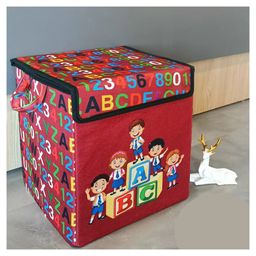 Muren Foldable Storage box with lid for kids -Multicolor-22