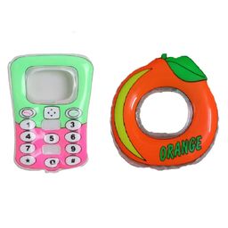 Vworld Baby Teether Toy BPA-Free Multiple Teething Surfaces for Kids of 3 Months & Above Infant Toys Phone and Orange (Pack of 2) (multicolour)-9