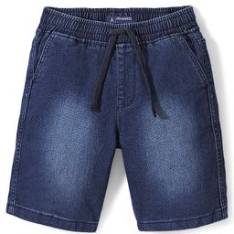 Pine Kids Denim Woven Above Knee Length Washed Shorts - Blue-picture-29