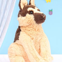 Wild Republic Paws Dog German Shepherd Soft Toy Cream - Height 33 cm-image-15