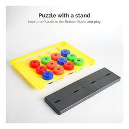 OPINA Montessori Slide Puzzle Hand Eye Coordination Early Development Brain Activity Game - Multicolor image 3