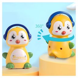NEGOCIO Enterprise Press & Go Crawling Penguin Toy, Walking Penguin Press and Run Toys Customized Children's 360-Degree Press and Go Inertial Toy PACK OF 2-COLOR MAY VARY image 5