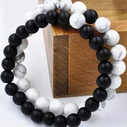 Rodya Unisex Pack of 2 Beaded Slip-on Bracelet-30