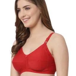 Cukoo Multicolor Solid Full Coverage Non-Wired Bra - Pack of 3 image 3