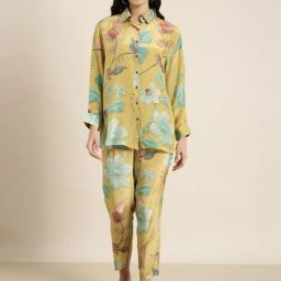 SHOWOFF Multicolor Floral Print Co-Ord Set-image-44
