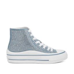 London Rag Women's Blue Ankle High Sneakers-29
