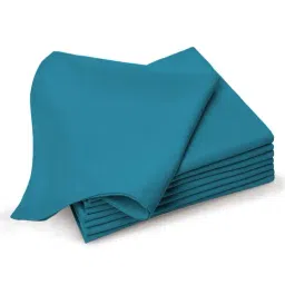 Pizuna Linens 100% Cotton Blue Sapphire Small Dinner Napkins - 14 inch x 14 inch (Set of 8), Soft, Premium, Durable Table Napkins-30