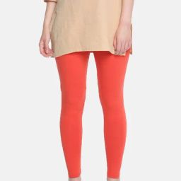 Dollar Missy Red Cotton Leggings-image-48