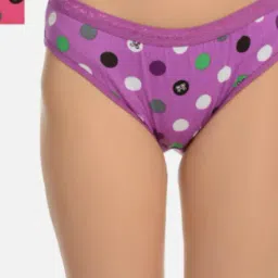 Mod & Shy Multi Polka Dot Print Panties-picture-33