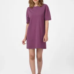 Only Purple Textured Dress-image-77