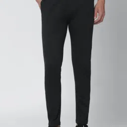 Peter England Grey Regular Fit Self Pattern Trackpants-image-43